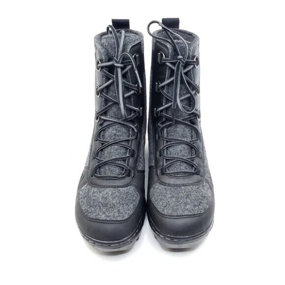 Adidas Winter Hiker Boots Gray Black Traxion Outdoor Mens Size 9.5 main image 6